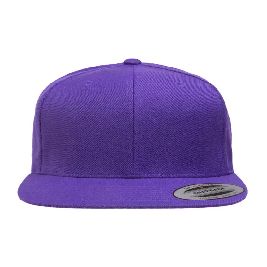YP Classics&reg; Adult Flat Visor Classic Snapback Cap PURPLE {1}