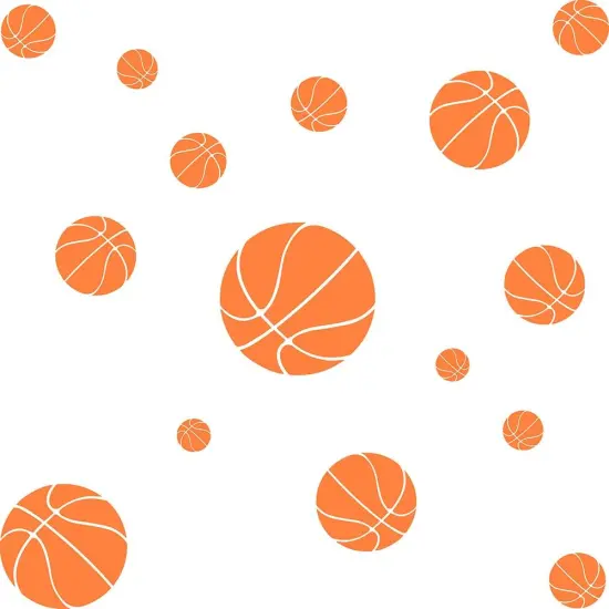 Basketball Decals Basketball Sports Wall Sticker Boys Room Wall Decor Boys Room Basketball Wall {1}