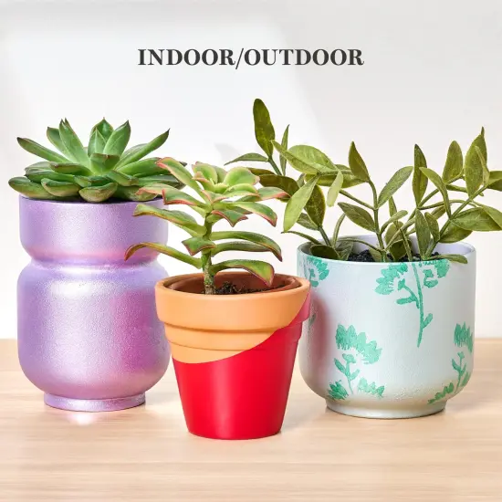 Martha Stewart&trade; Polished Pearl Collection - Multi-Surface Pearl Paint Set - 10 pc. - 68707 {5}