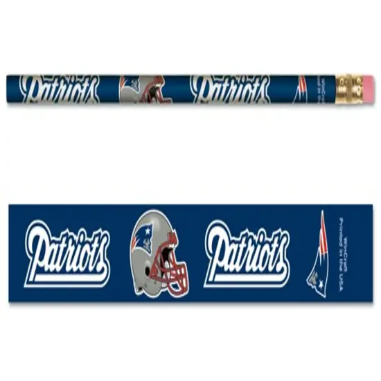 New England Patriots Pencil 6 Pack {1}