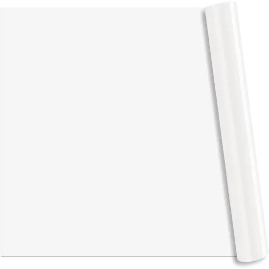 PU Heat Transfer Vinyl White 10ft {1}