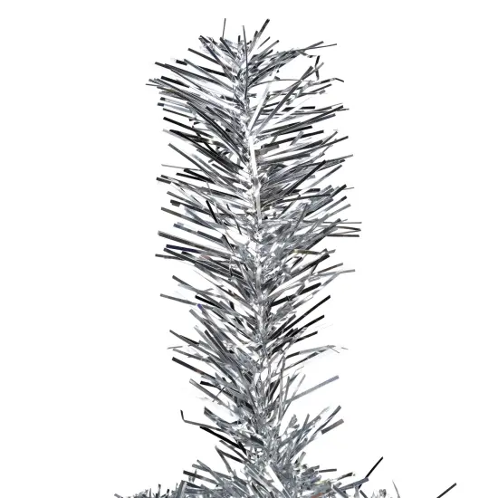 Northlight Artificial Tinsel Christmas Tree - 9' - Silver - Unlit {6}