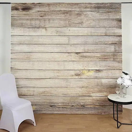 8 ft Natural Wood Design Printed Vinyl Photo Backdrop Banner Party Decorations {3}