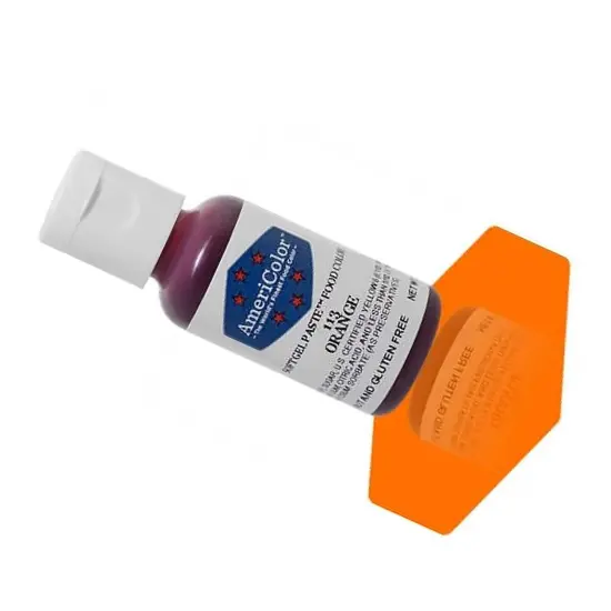 Orange Soft Gel Paste Food Color AmeriColor {3}