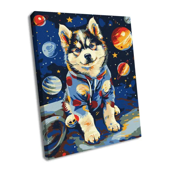Painting by Numbers kit Cosmic husky KHO6645 {2}
