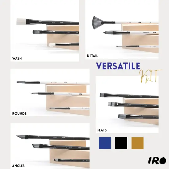 Set of 15 Artist Paint Brush Set {2}