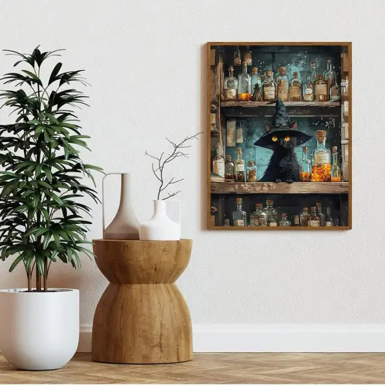 12x16 Inch - Black Cat Diamond Painting Kits for Beginner {4}