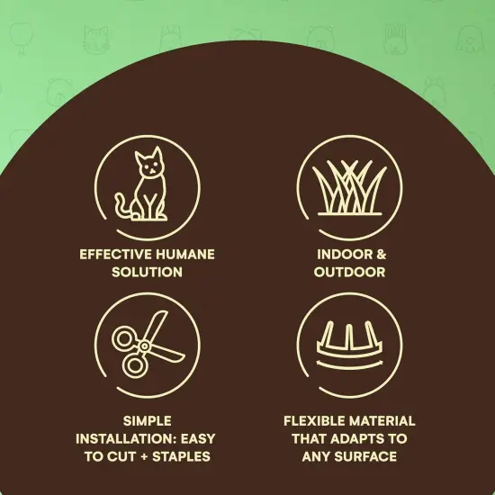 (Set of 3) -Halloween Decoration Outdoor - Black Cat Statues, Scare Cats Yard Sign {3}