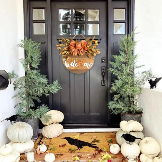 Welcome Sign for Front Door Decor(welcome) {6}