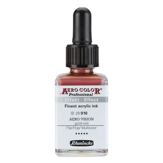 Schmincke Aero Color Professional Airbrush Color - 28 ml, Aero Vision Gold Red {2}