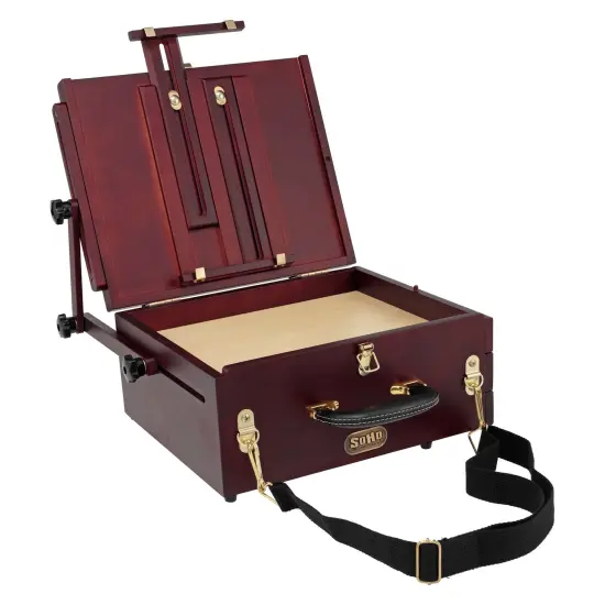 SoHo Urban Artist Pochade Box & Creative Mark Apex Camera Tripod &ndash; Portable Adjustable Paint Easel and Storage Organizer for Plein Air Artists & Photographers {3}