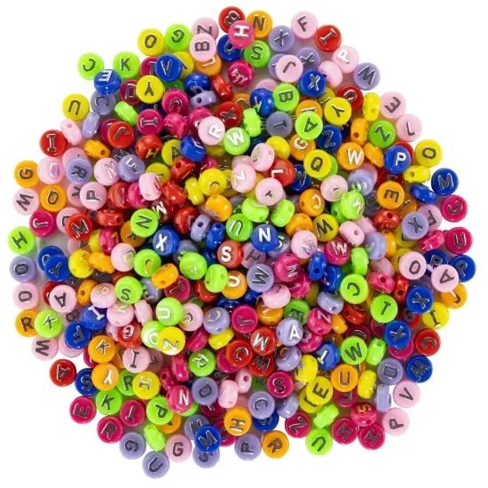 ROUND ALPHA BEADS RAINBOW-ROUND ALPHA BEADS RAINBOW {4}