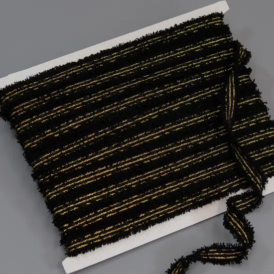 5 Yards of Sybil 3/4" Fuzzy Glitter Tape Trim | 5 yard cut {2}