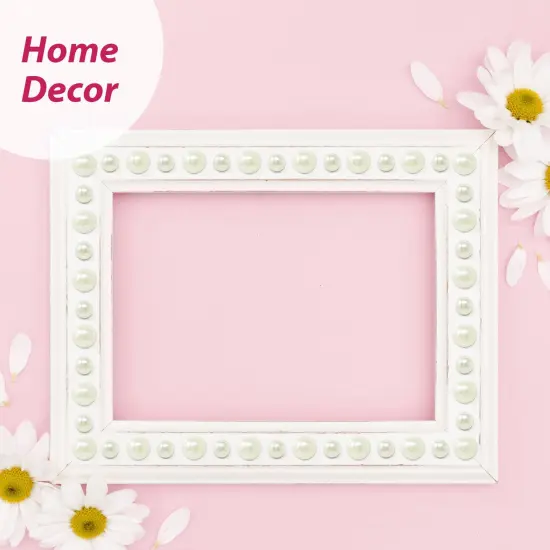 Wrapables 1982pcs Acrylic Pearl Adhesive Stickers in Assorted Sizes for DIY Crafting, Face, Hair, Makeup, Nails {5}