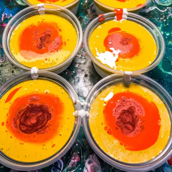 Professional Gloss Pouring Medium 32oz (Quart) - Improves Paint Flow & Cell Effects Creator, Viscosity Adjuster for Art Acrylic Painting {4}