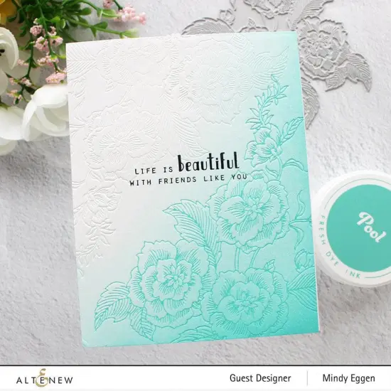Floral Engravings Press Plate Set {5}
