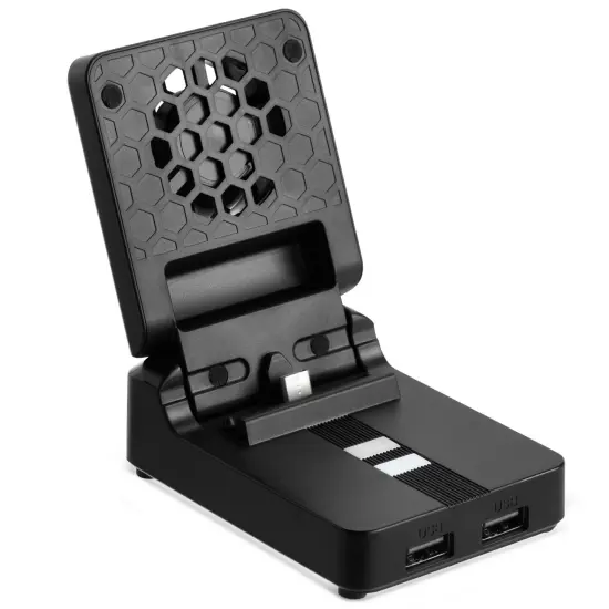 Docking Station for Nintendo Switch/ Switch OLED, Portable TV Dock with Cooling fan, HDMI and USB Outputs, Black {1}