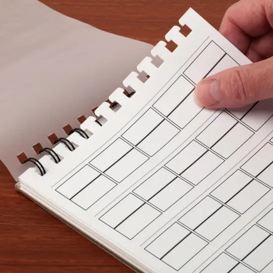 HG Art Concepts Travel Size Painters Color Diary - 6x8" Spiral-Bound Acid-Free Color Swatch Book with 10 Pages for Traveling Artists {6}