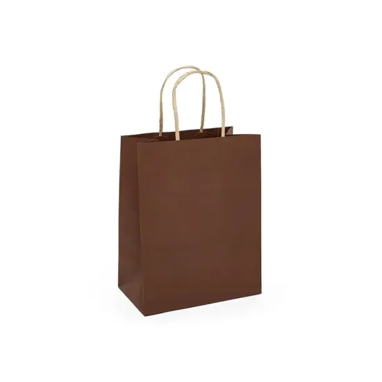 Kraft Tinted Color Shopping Bag 16" x 6" x 12" {2}