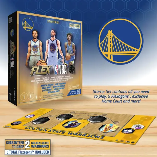 NBA FLEX Series 2 Golden State Warriors 1 Player Starter Set {3}