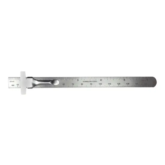 6" Stainless Steel Pocket Ruler {3}