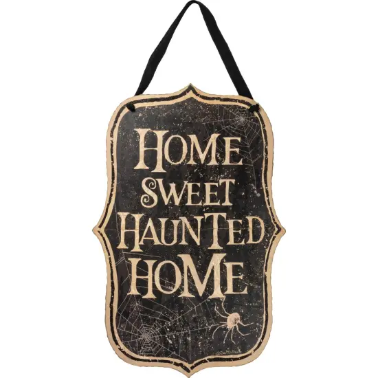 HOME SWEET HAUNTED HOME WALL DECOR {1}