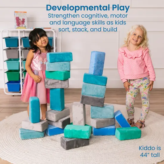 Stack-A-Brick, Foam Blocks, 24-Piece Contemporary {4}