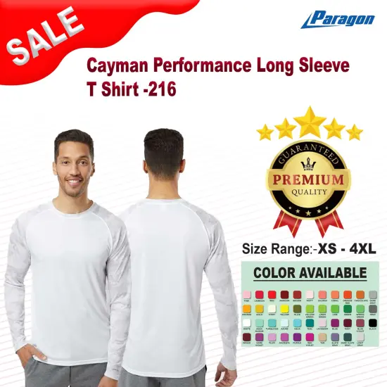 Paragon&reg; Cayman Performance Long Sleeve T Shirt Sand {2}