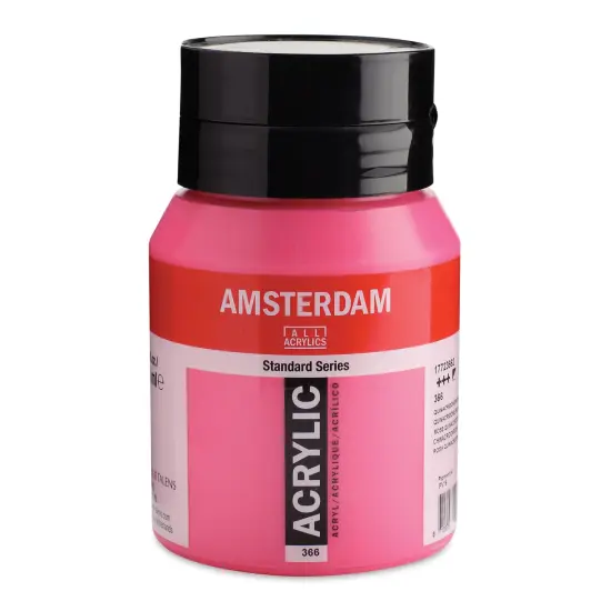 Amsterdam Standard Series Acrylic - Quinacridone Rose, 500 ml bottle {1}