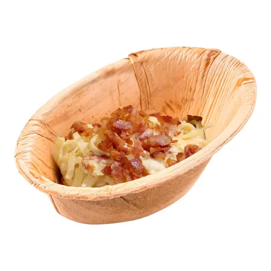 Oval Palm Leaf Eco Friendly Disposable Bowls - 4.5 oz. (100 Bowls) {2}