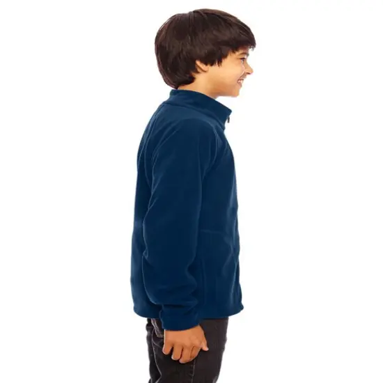 Team 365&reg; Youth Campus Microfleece Jacket SPORT CHRTY PINK {5}