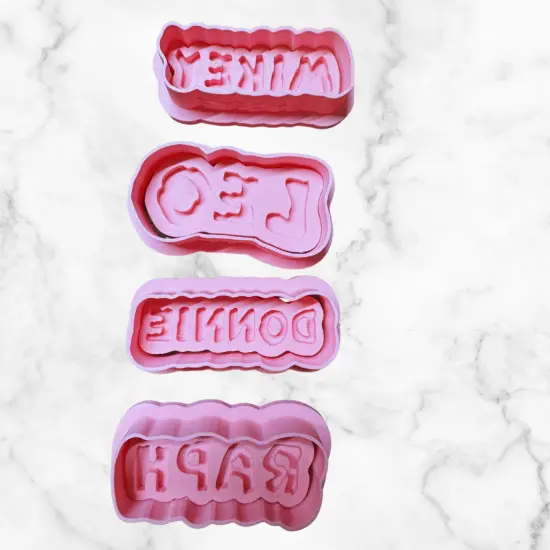 Ninja Turtles Cookie Cutter and Stamp {5}