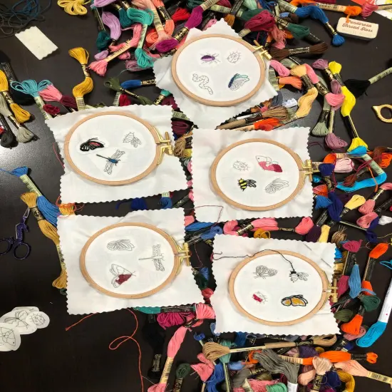 MCreativeJ Bugs Embroidery Patterns - Stick and Stitch Insect Embroidery {4}