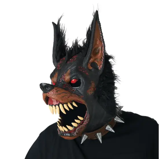 Hell Hound Ani-Motion Adult Costume Mask {4}