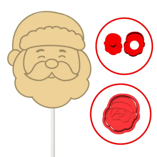 Santa Clause ChristmasCake Pop Mold {1}