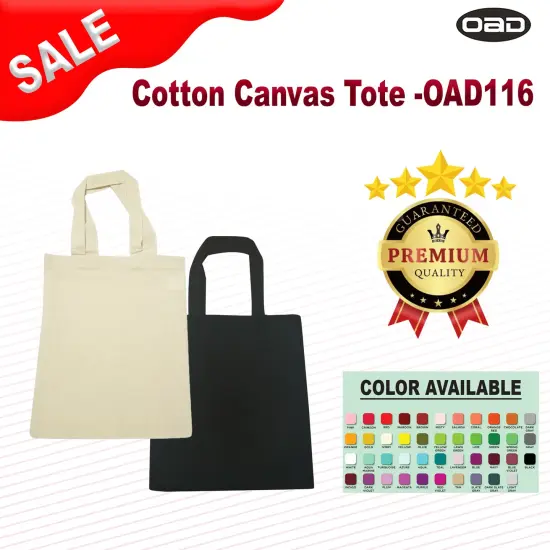 OAD&reg; Cotton Canvas Tote NATURAL {2}