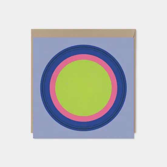 Modern Circle Square Art Card VIII {1}