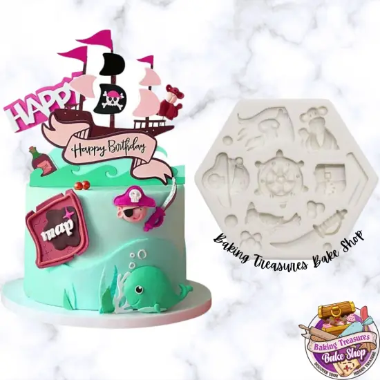 Pirate Themed Silicone Mold {5}