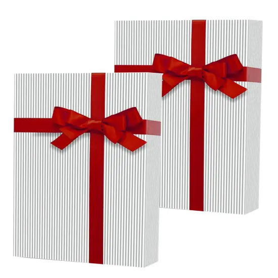 Durable Striped Gift Wrap 24'' x 417' 60 lbs {5}