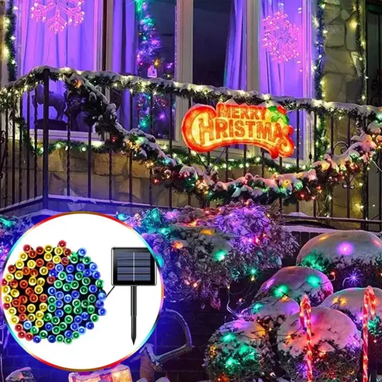 Kitcheniva Solar LED String Lights Christmas Decor 40 Ft {2}