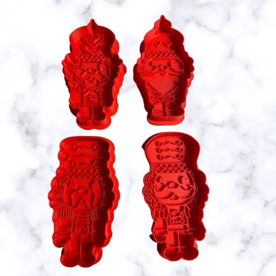 Christmas Nut Crackers Cookie Cutter & Stamp {5}