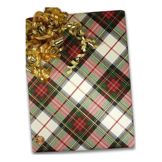 Plaid Christmas Wrapping Paper Highland Plaid 24 ''*417 ' {2}
