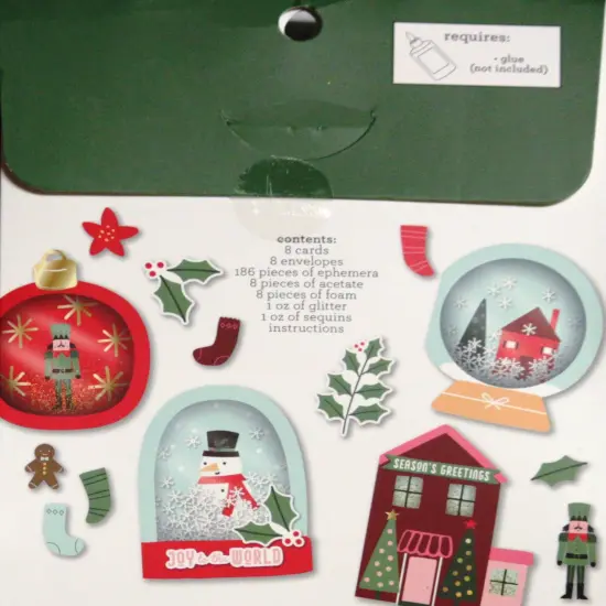DCWV Christmas Shaker Cards Kit {2}