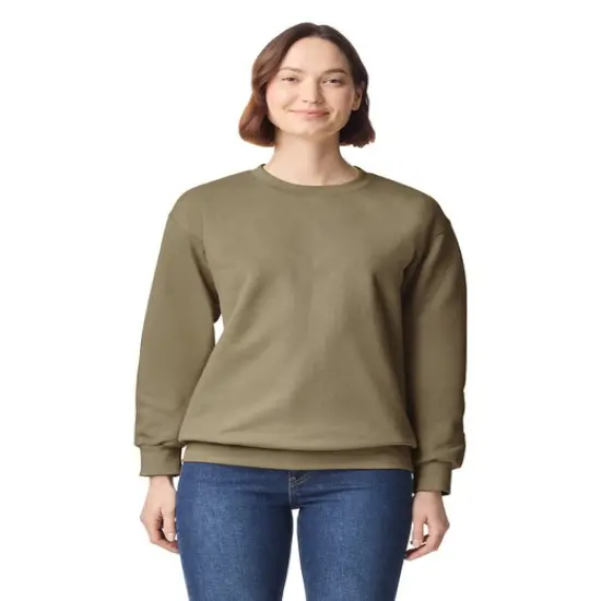 Gildan&reg; Hammer Maxweight Crewneck Long Sleeve Sweatshirt Soft, Durable, and Classic Fit OLIVE {1}