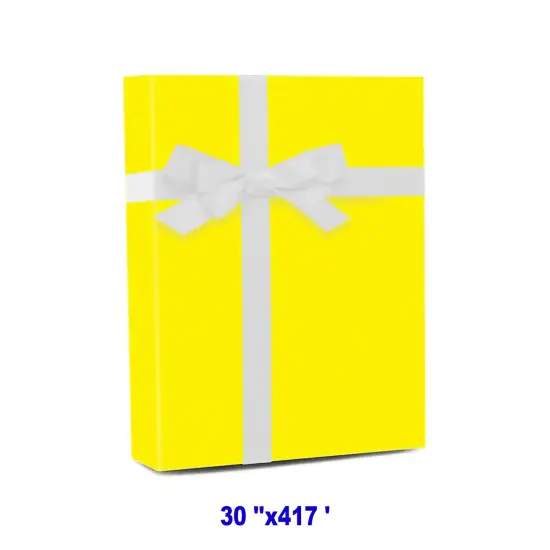 Bold Solid Wrapping Paper 30"x417' 60 lbs for Eye Catching Gifts {1}
