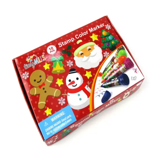 Christmas Holidays Thanksgiving Stamper Marker Set of 10 {5}