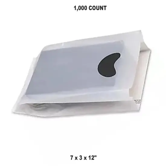 Merchandise Bags 7" x 3" x 12" for White {1}