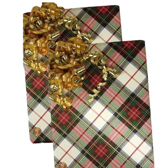 Plaid Christmas Wrapping Paper Highland Plaid 24 ''*417 ' {5}