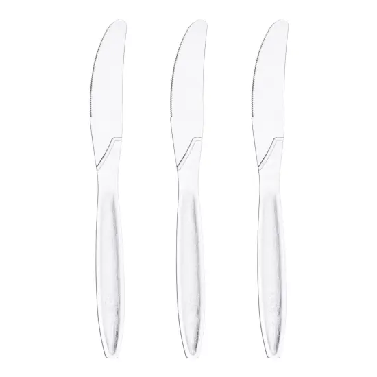 Clear Plastic Disposable Knives (1000 Knives) {2}