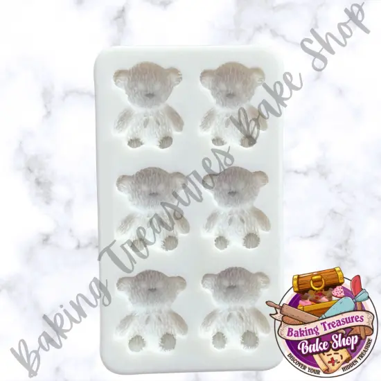 Fuzzy Wuzzy Bears Silicone Mold {2}